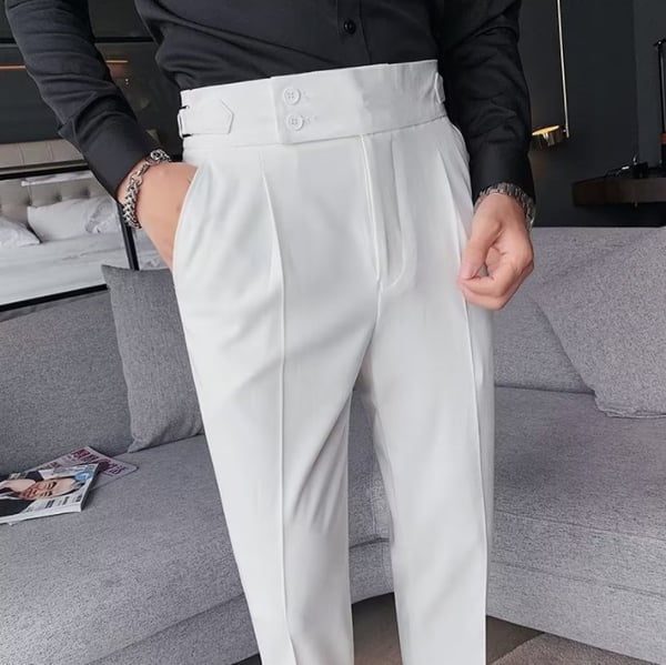 👖Nouveaux classiques 2025👔Pantalon décontracté droit uni pour homme