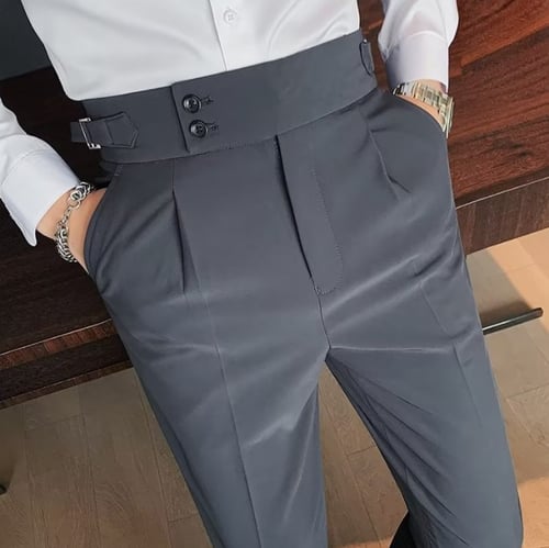 👖Nouveaux classiques 2025👔Pantalon décontracté droit uni pour homme