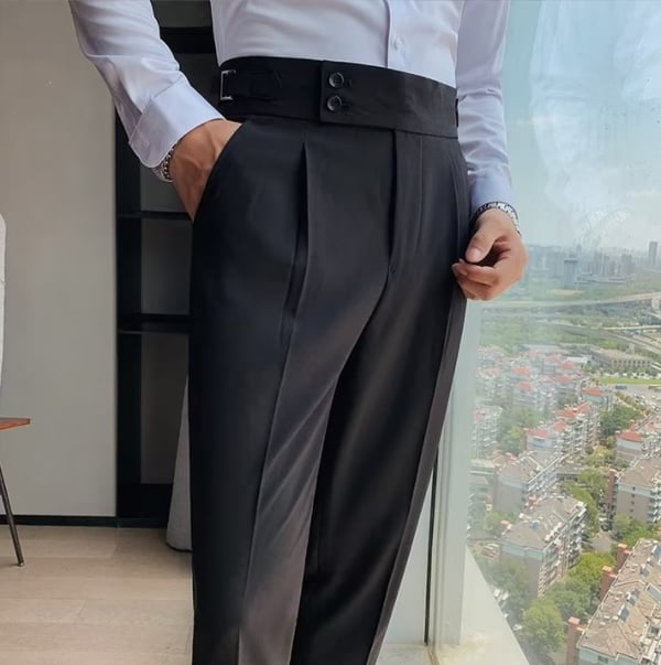 👖Nouveaux classiques 2025👔Pantalon décontracté droit uni pour homme