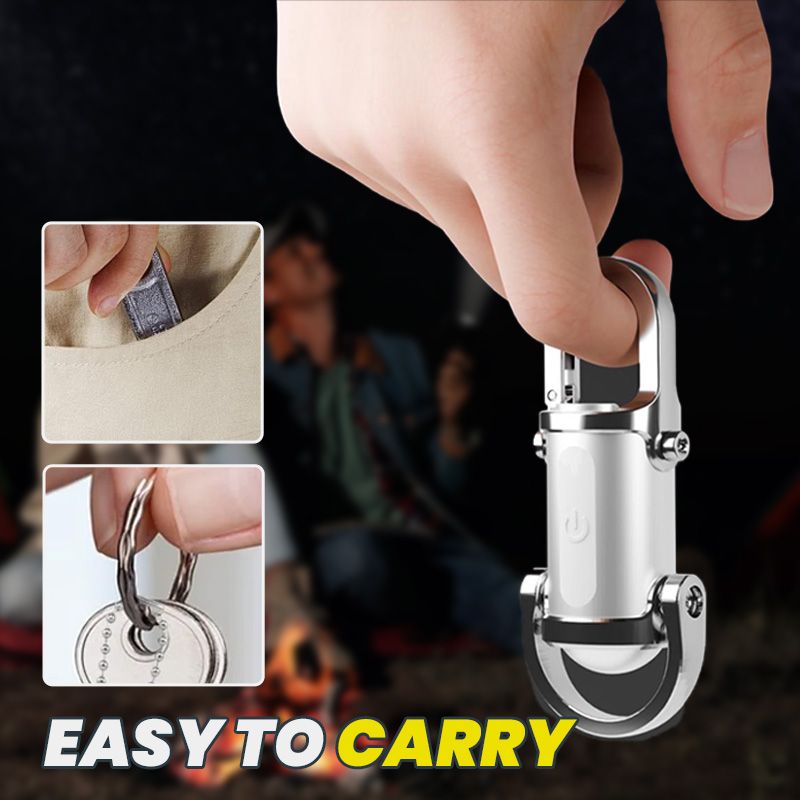 🔥 Vente chaude 50% de réduction 🔥 1200lm super lumineux Mini porte - clés lampe de poche étanche