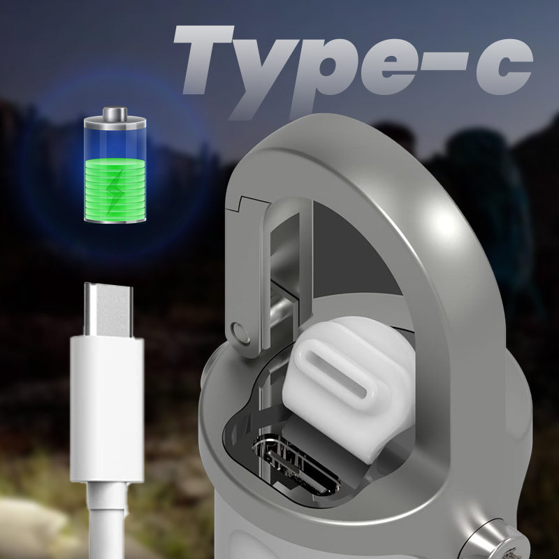 🔥 Vente chaude 50% de réduction 🔥 1200lm super lumineux Mini porte - clés lampe de poche étanche