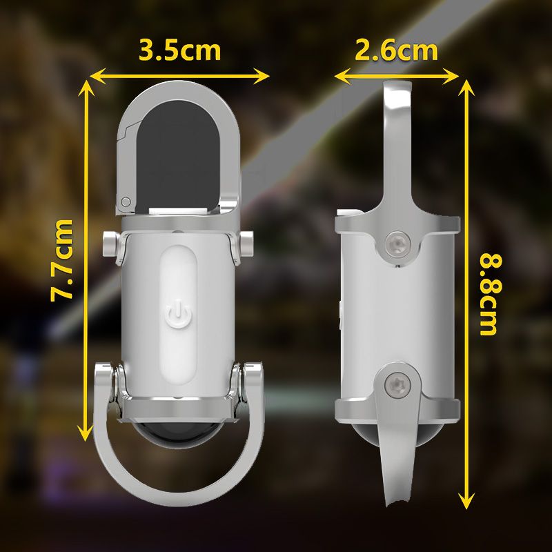 🔥 Vente chaude 50% de réduction 🔥 1200lm super lumineux Mini porte - clés lampe de poche étanche