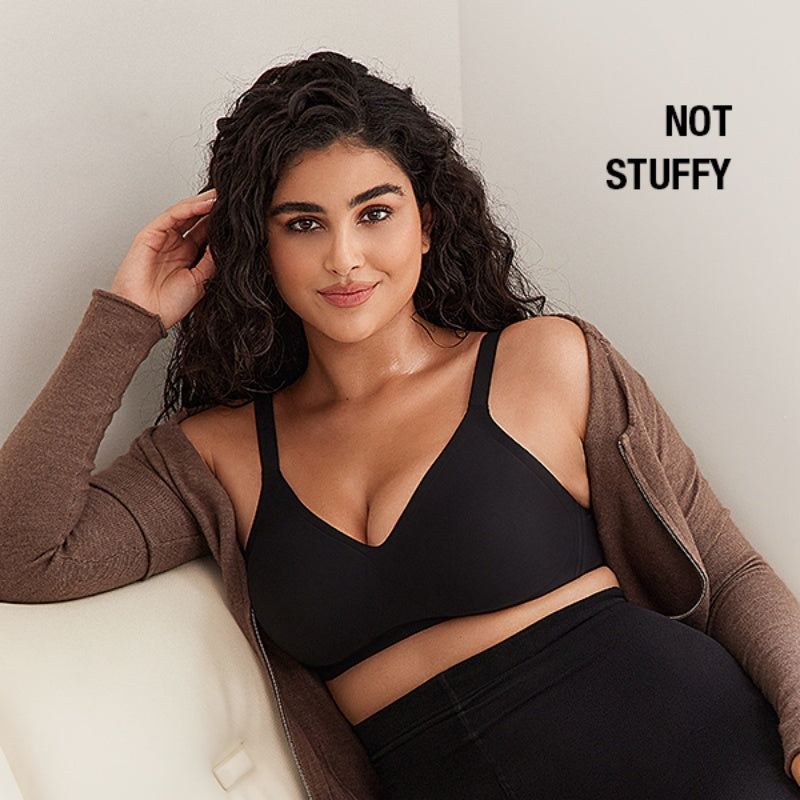 Soutien-gorge push-up confortable sans armatures et sans coutures pour femmes