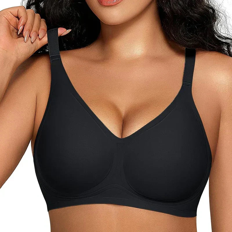 Soutien-gorge push-up confortable sans armatures et sans coutures pour femmes