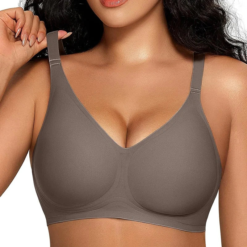 Soutien-gorge push-up confortable sans armatures et sans coutures pour femmes