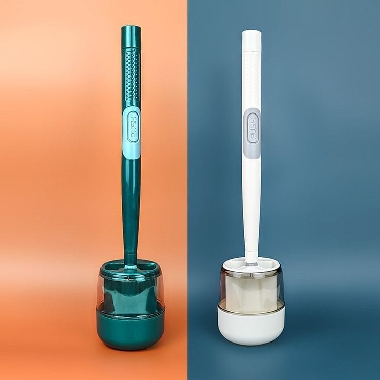 vendre à un prix très bas✨ Brosse de toilette domestique en silicone à longues mains