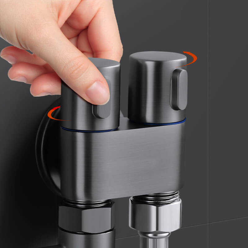 🚿Valve de contrôle double 1-in-2-out