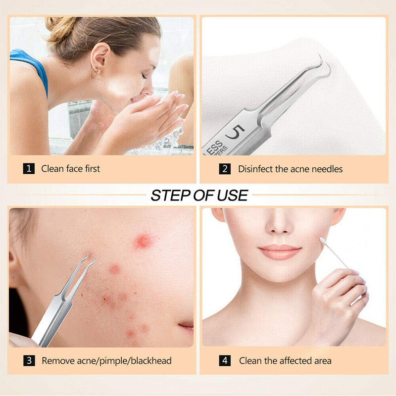 Pinces à épiler spécialisées pour salon de beauté