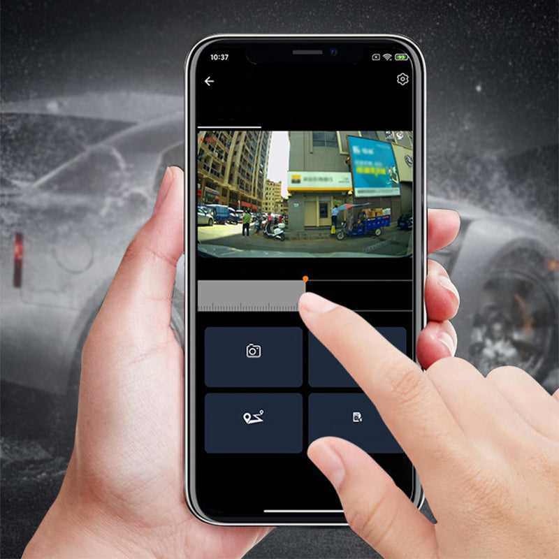 Caméra embarquée 4G avec enregistrement avant et intérieur
