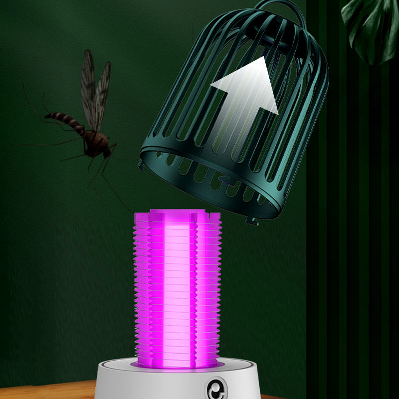 Lampe Électrique Anti-Moustiques Puissante avec Lumière UV