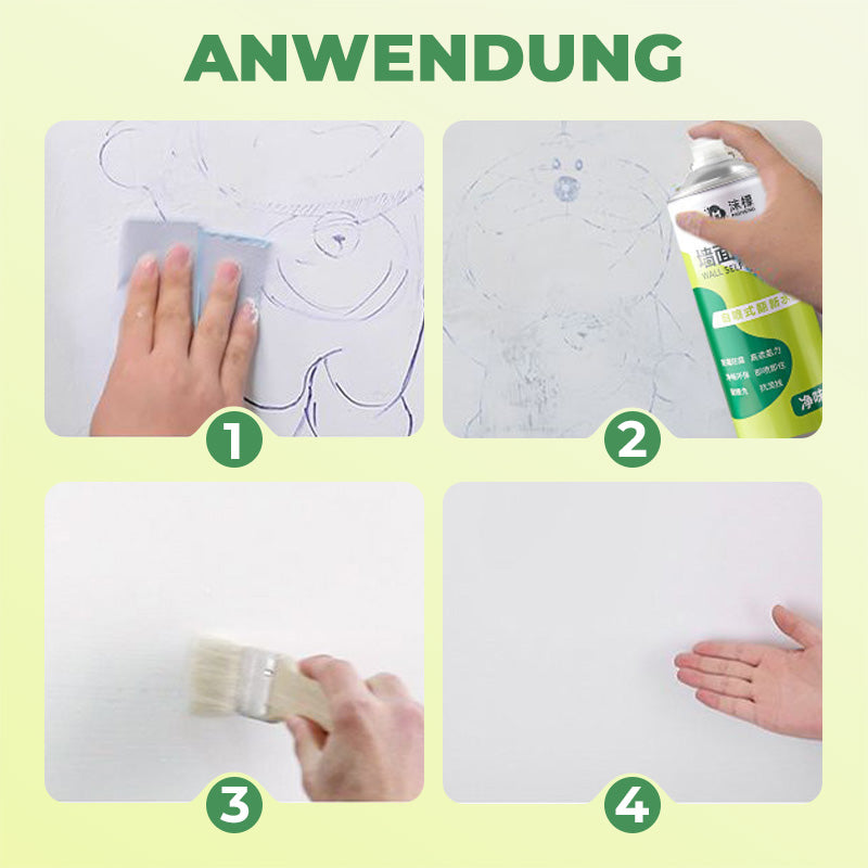 Spray de Réparation et d’Élimination des Taches pour Murs Blancs