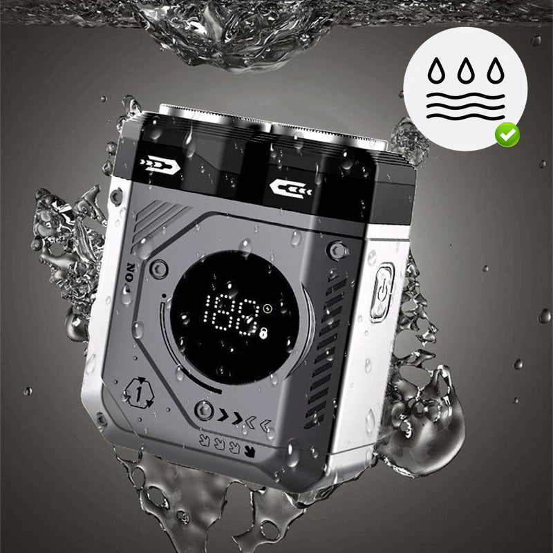 Rasoir portable à double lame lavable pour hommes