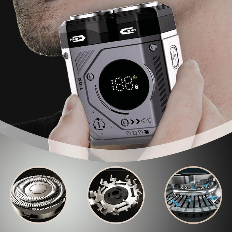Rasoir portable à double lame lavable pour hommes