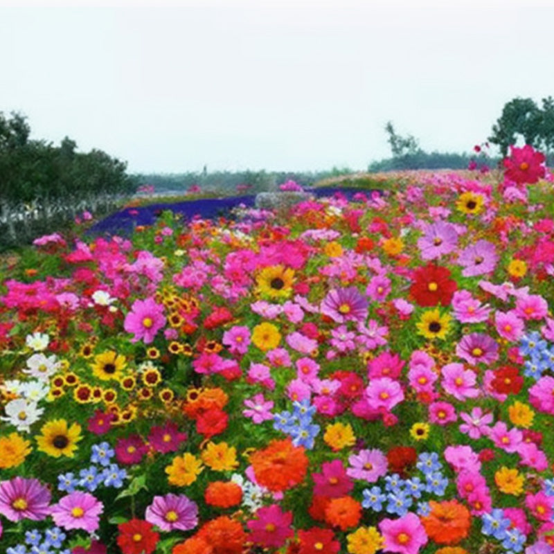 Mélange de Graines de Fleurs Sauvages Colorées pour Toutes les Saisons