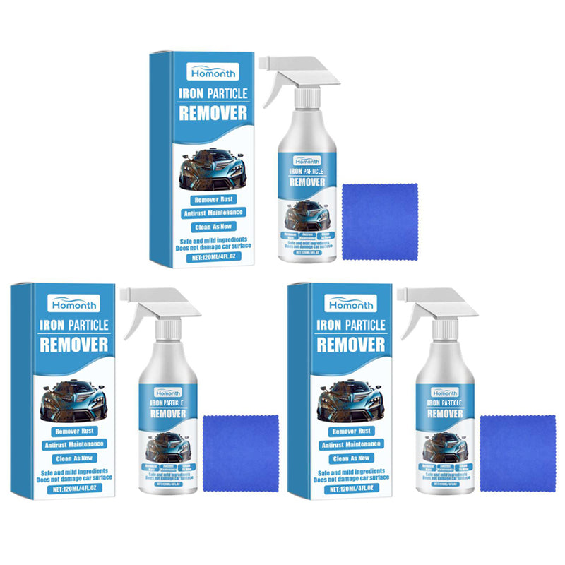 🎁🚗Spray d'élimination de particules de rouille et de fer de voiture✨🔥Achetez 3 obtenez 2 gratuit