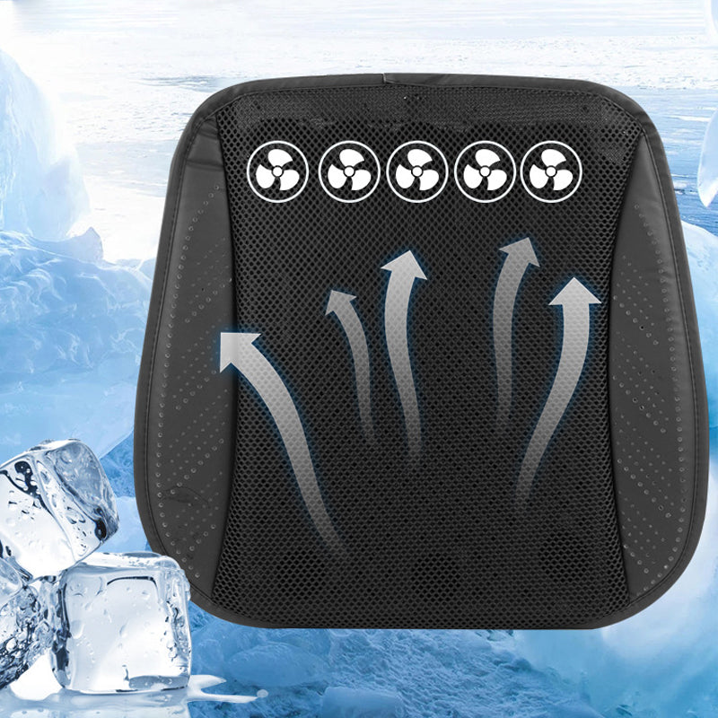 Coussin de Siège Auto Ventilé Respirant et Rafraîchissant avec Port USB