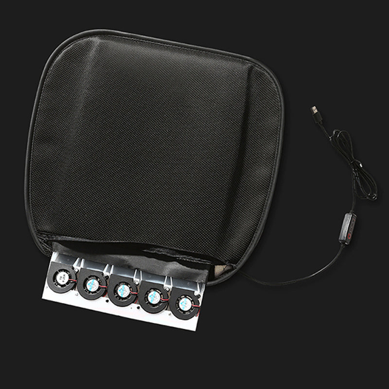 Coussin de Siège Auto Ventilé Respirant et Rafraîchissant avec Port USB