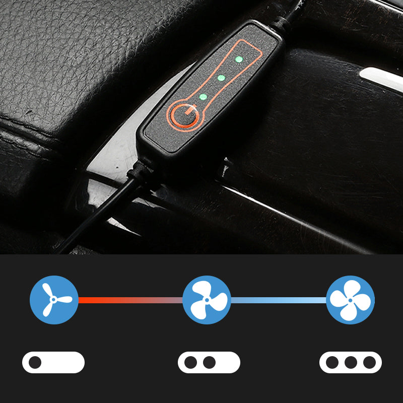 Coussin de Siège Auto Ventilé Respirant et Rafraîchissant avec Port USB