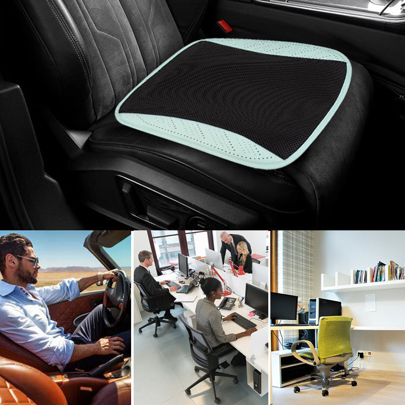 Coussin de Siège Auto Ventilé Respirant et Rafraîchissant avec Port USB
