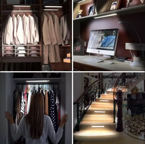 💡🔥 50 % DE RÉDUCTION – Éclairage LED pour armoire avec détecteur de mouvement ✨