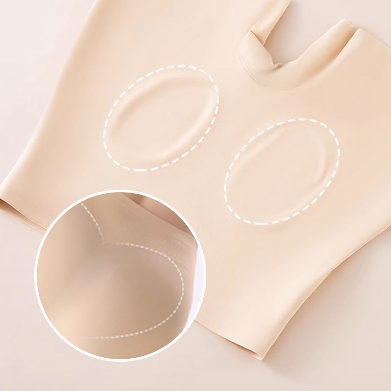 Culotte taille haute en soie glacée pour femmes avec effet ventre plat et galbant des fesses