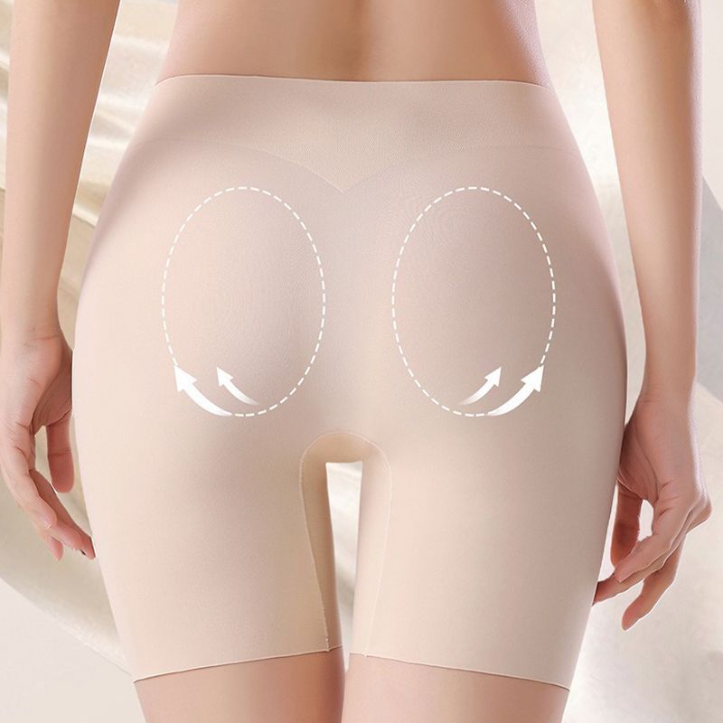 Culotte taille haute en soie glacée pour femmes avec effet ventre plat et galbant des fesses