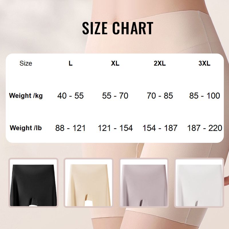 Culotte taille haute en soie glacée pour femmes avec effet ventre plat et galbant des fesses