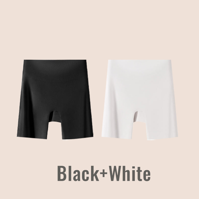 Culotte taille haute en soie glacée pour femmes avec effet ventre plat et galbant des fesses