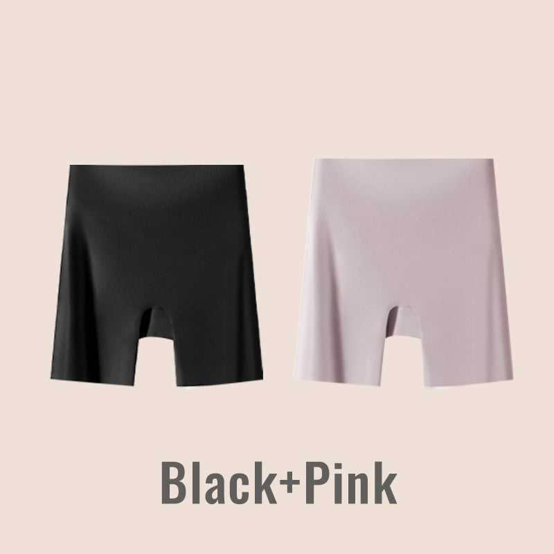 Culotte taille haute en soie glacée pour femmes avec effet ventre plat et galbant des fesses
