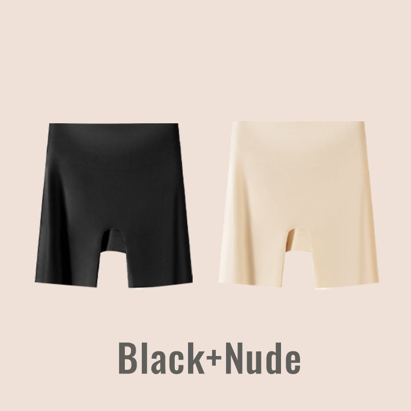 Culotte taille haute en soie glacée pour femmes avec effet ventre plat et galbant des fesses