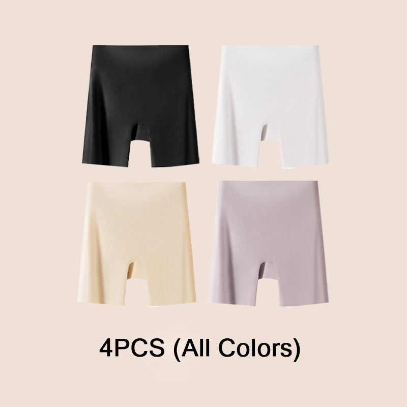 Culotte taille haute en soie glacée pour femmes avec effet ventre plat et galbant des fesses
