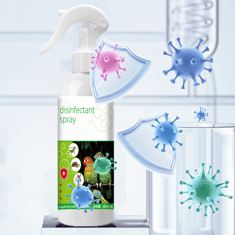 Spray désinfectant éliminateur d'odeurs pour animaux