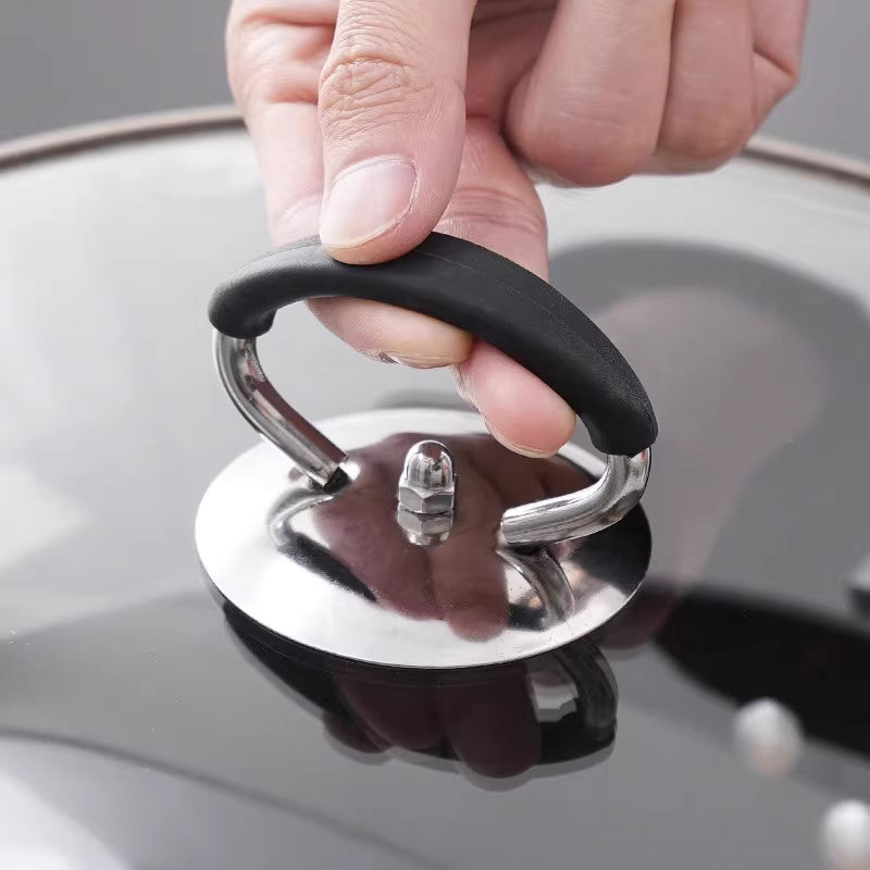 Poignée de remplacement anti-brûlure en silicone pour couvercle de casserol
