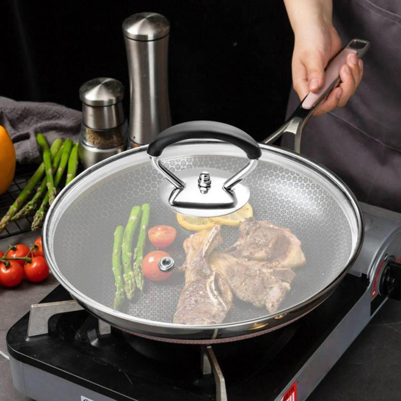 Poignée de remplacement anti-brûlure en silicone pour couvercle de casserol