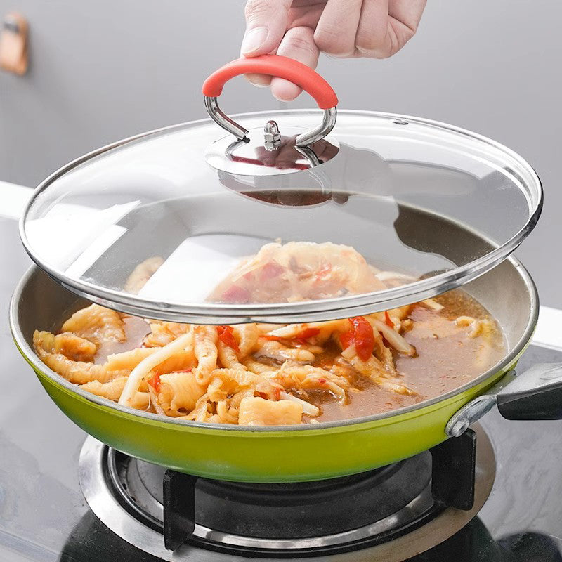 Poignée de remplacement anti-brûlure en silicone pour couvercle de casserol