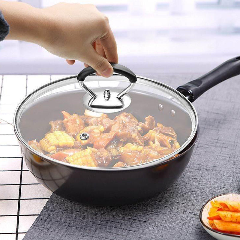 Poignée de remplacement anti-brûlure en silicone pour couvercle de casserol