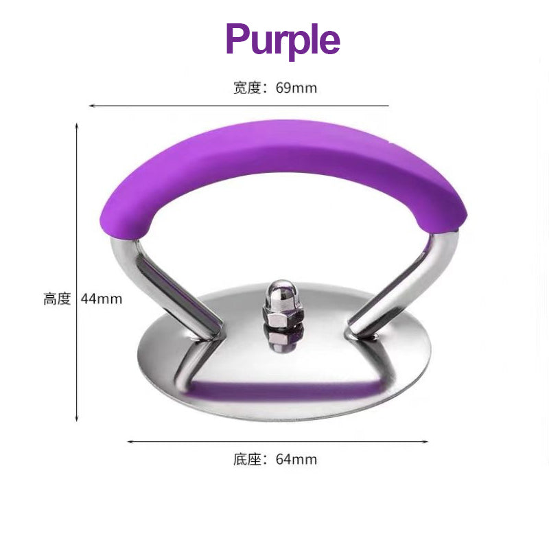 Poignée de remplacement anti-brûlure en silicone pour couvercle de casserol