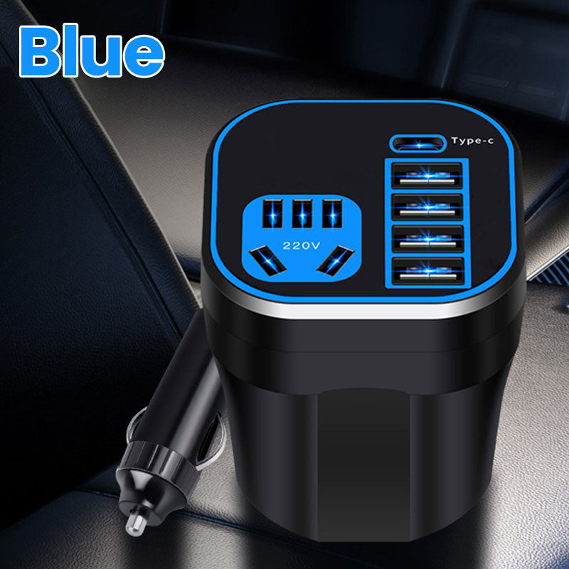 🚗⚡ Chargeur onduleur de voiture multifonction QC – Puissant & polyvalent 🔥 -50 % pour une durée limitée !