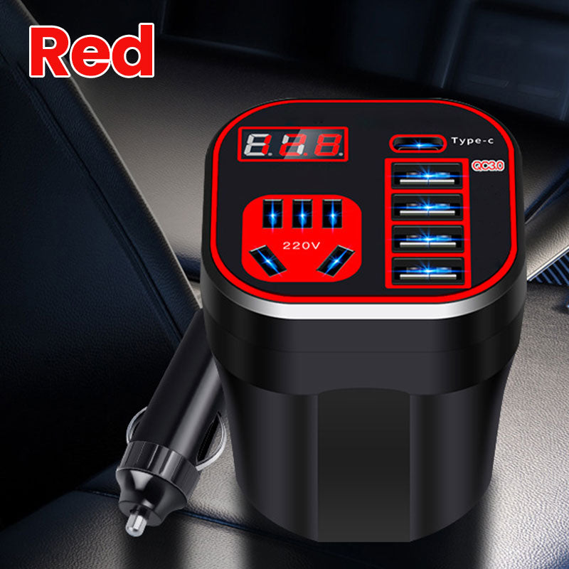 🚗⚡ Chargeur onduleur de voiture multifonction QC – Puissant & polyvalent 🔥 -50 % pour une durée limitée !