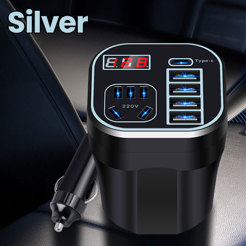 🚗⚡ Chargeur onduleur de voiture multifonction QC – Puissant & polyvalent 🔥 -50 % pour une durée limitée !