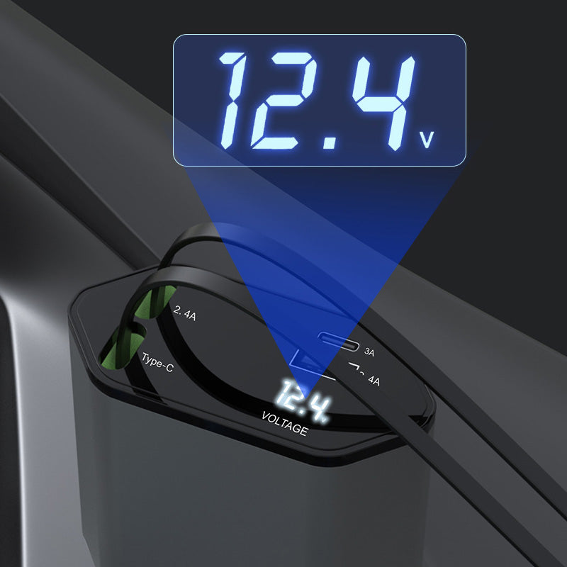 Chargeur rapide 4 en 1 et chargeur de voiture rétractable