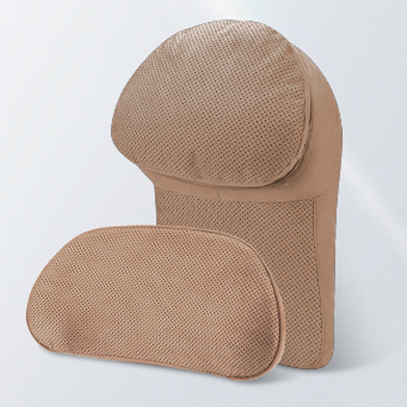 Appui-tête et coussin lombaire confortables pour la voiture