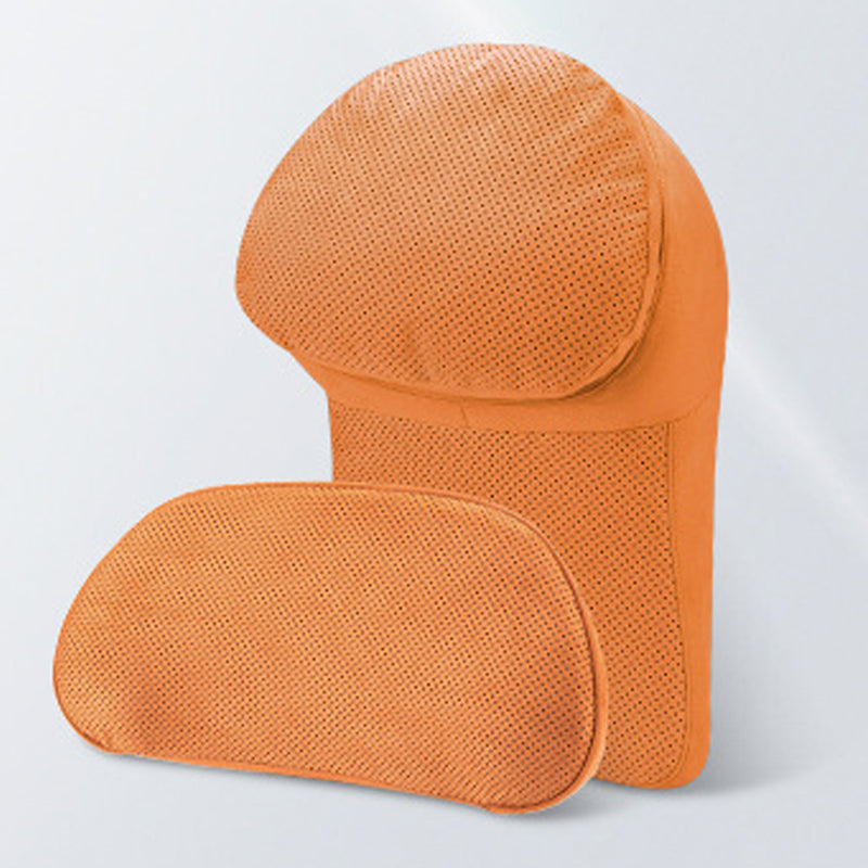 Appui-tête et coussin lombaire confortables pour la voiture