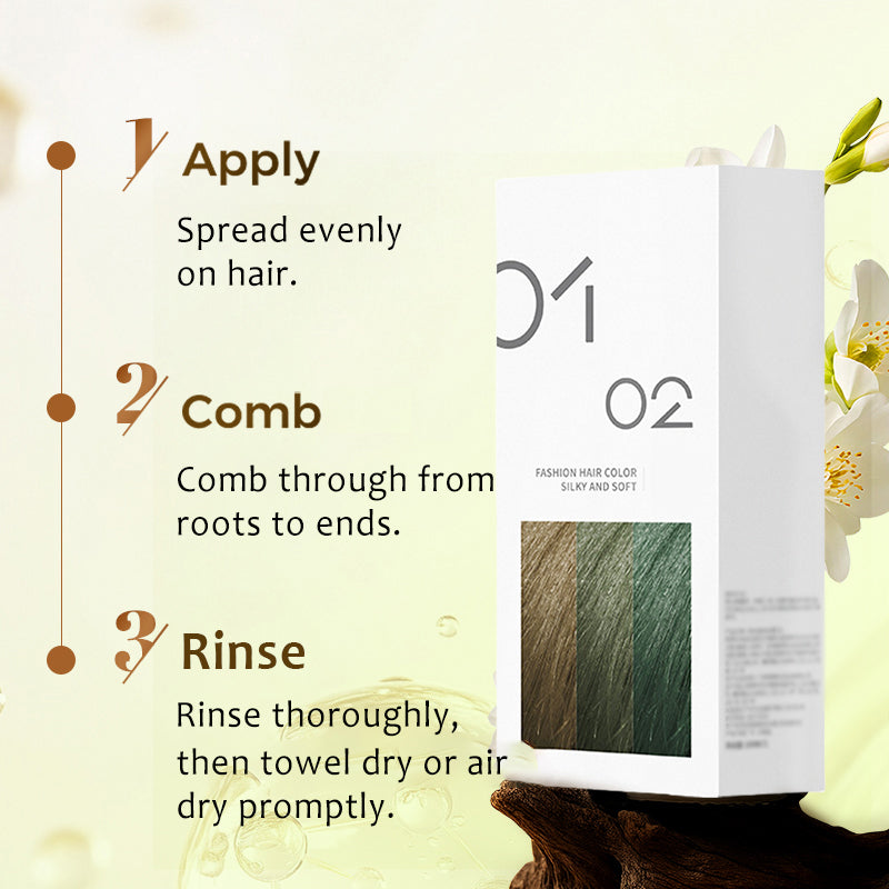 Crème colorante douce pour cheveux à faire soi-même