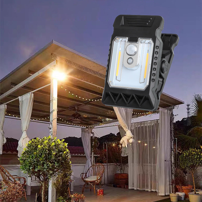 🌿Lampe Solaire à Clip Extérieur avec Détecteur de Mouvement🏡✨