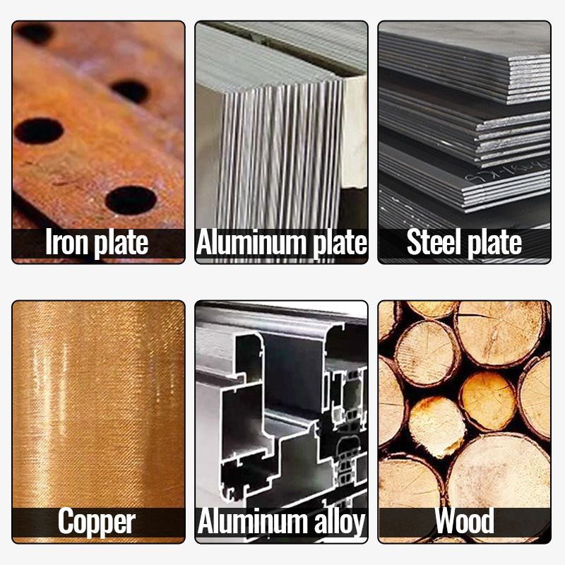 Kit de 6 tarauds hélicoïdaux composés polyvalents