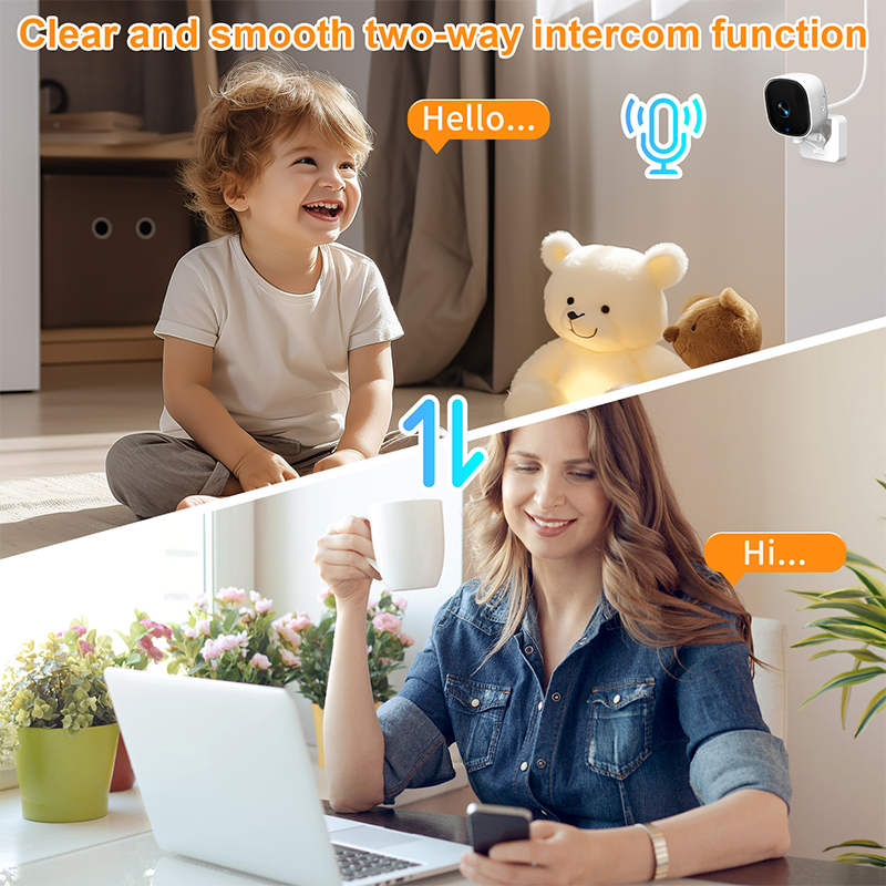📡 50% DE RÉDUCTION !🔥Caméra de Sécurité Sans Fil avec Audio Bidirectionnel - Vision Nocturne HD, Détection de Mouvement et Alerte en Temps Réel 🏠🔒