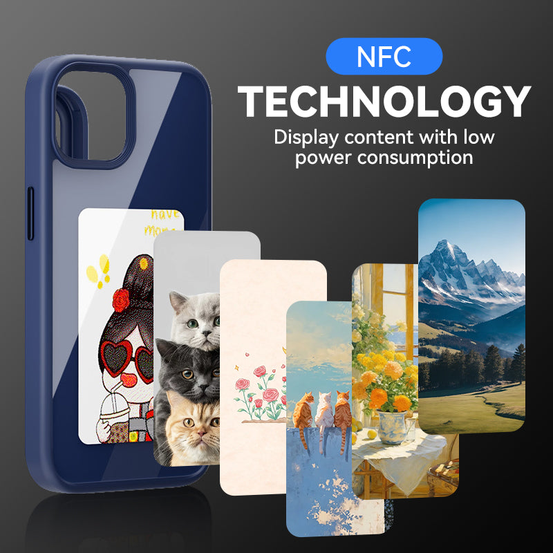 Étui pour iPhone avec projection d'écran à encre intelligent