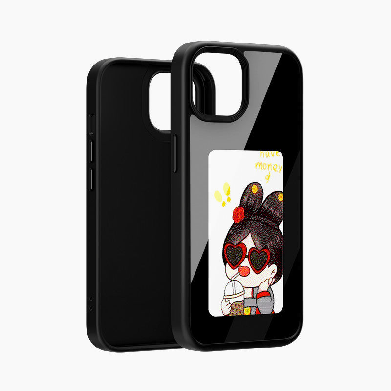 Étui pour iPhone avec projection d'écran à encre intelligent