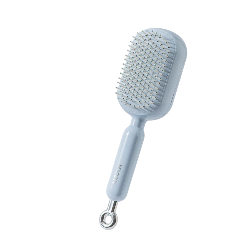 Brosse à cheveux portable à coussin d’air